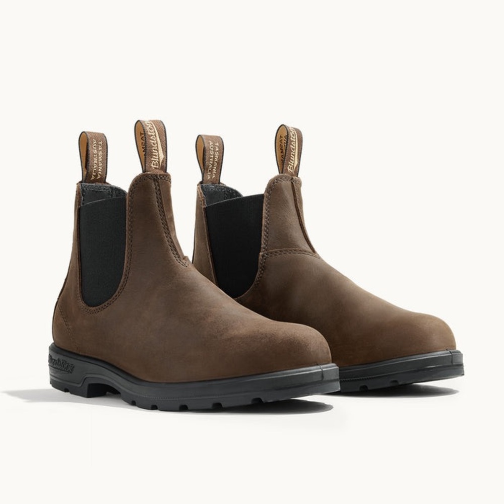 Blundstone Men's Rustic Brown Leather Boots